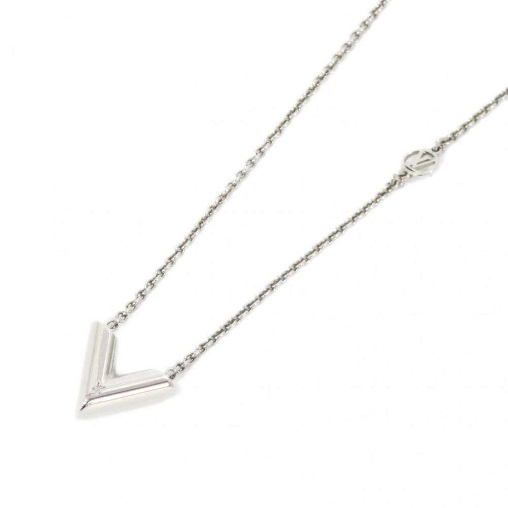 LOUIS VUITTON Silver Necklace - Picture 1 of 5